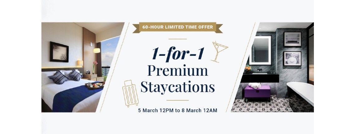 1-for-1 staycation deal